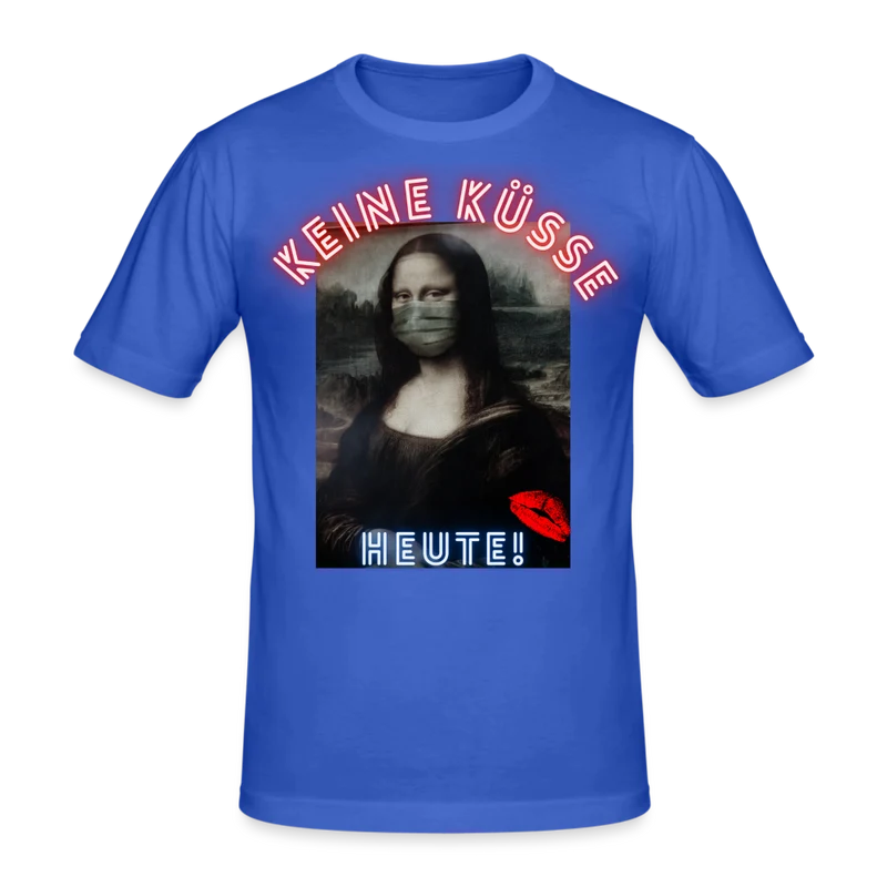 Männer Gildan Heavy Kurzarm T-Shirt Streetwear Keine Küsse