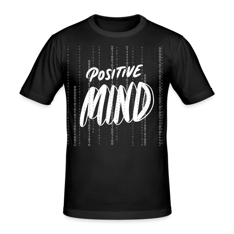 Männer Gildan Heavy Kurzarm T-Shirt Streetwear Positive Mind