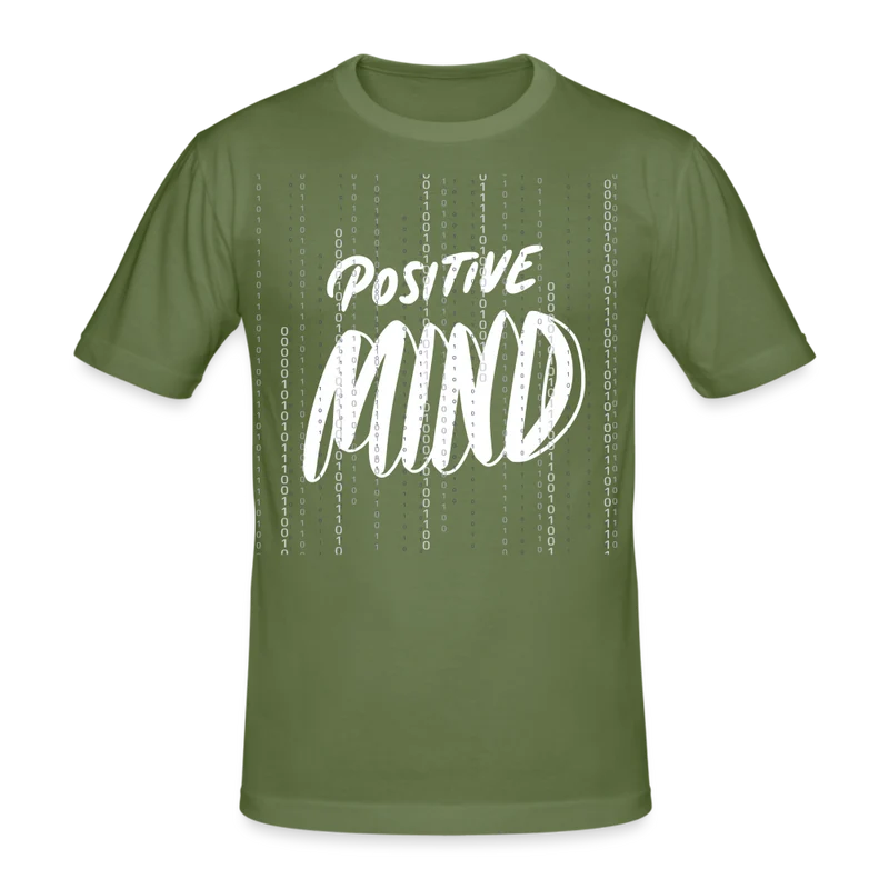 Männer Gildan Heavy Kurzarm T-Shirt Streetwear Positive Mind