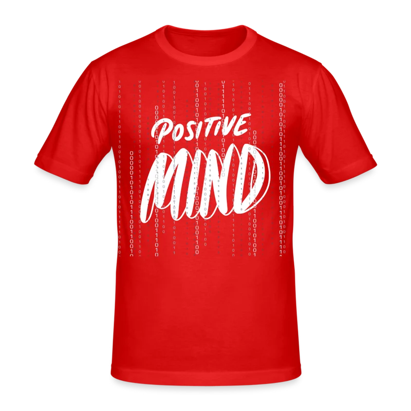Männer Gildan Heavy Kurzarm T-Shirt Streetwear Positive Mind