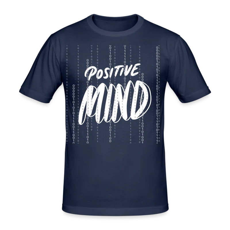 Männer Gildan Heavy Kurzarm T-Shirt Streetwear Positive Mind