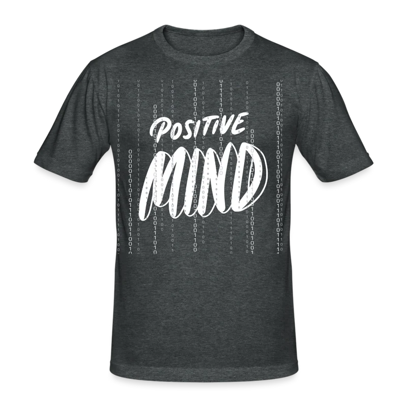 Männer Gildan Heavy Kurzarm T-Shirt Streetwear Positive Mind