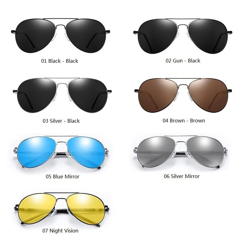 Pilotbrille Sonnenbrille Verspiegelt Fliegerbrille Brille Herren Damen UV400
