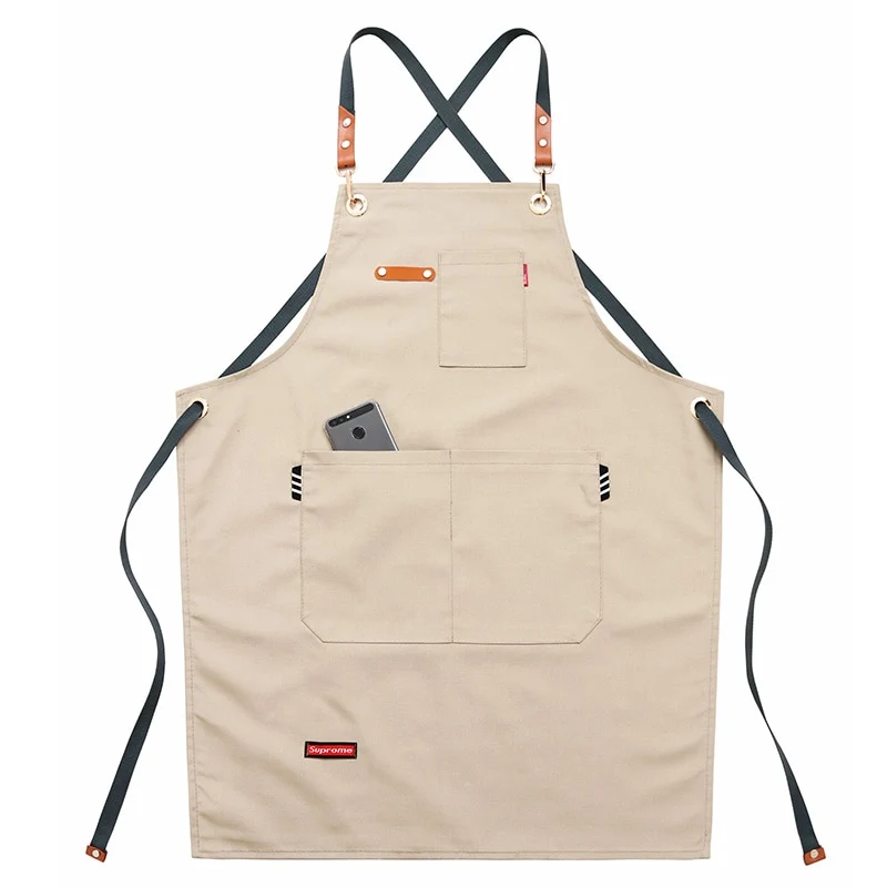 Chef Schürze Kochschürze Kellner Bistroschürze Küchenschürze Grillschürze Latzschürze