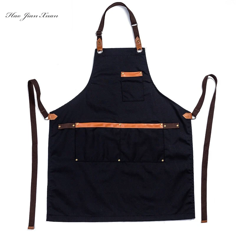 Chef Schürze Kochschürze Kellner Bistroschürze Küchenschürze Grillschürze Latzschürze