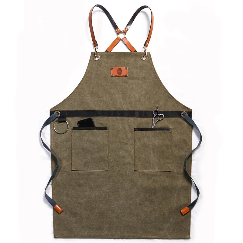 Chef Schürze Kochschürze Kellner Bistroschürze Küchenschürze Grillschürze Latzschürze