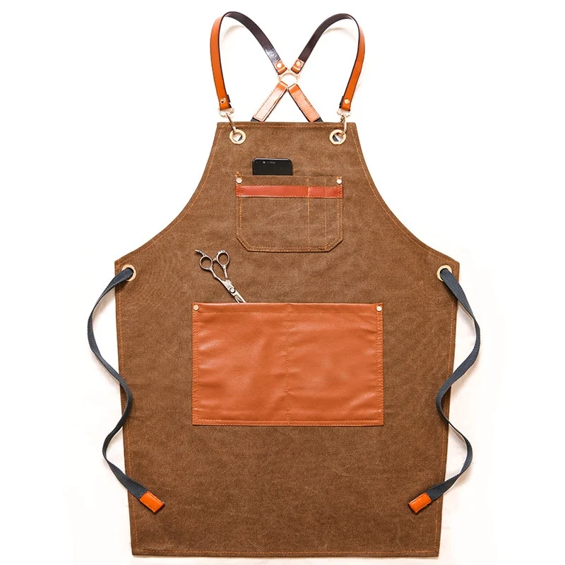 Chef Schürze Kochschürze Kellner Bistroschürze Küchenschürze Grillschürze Latzschürze