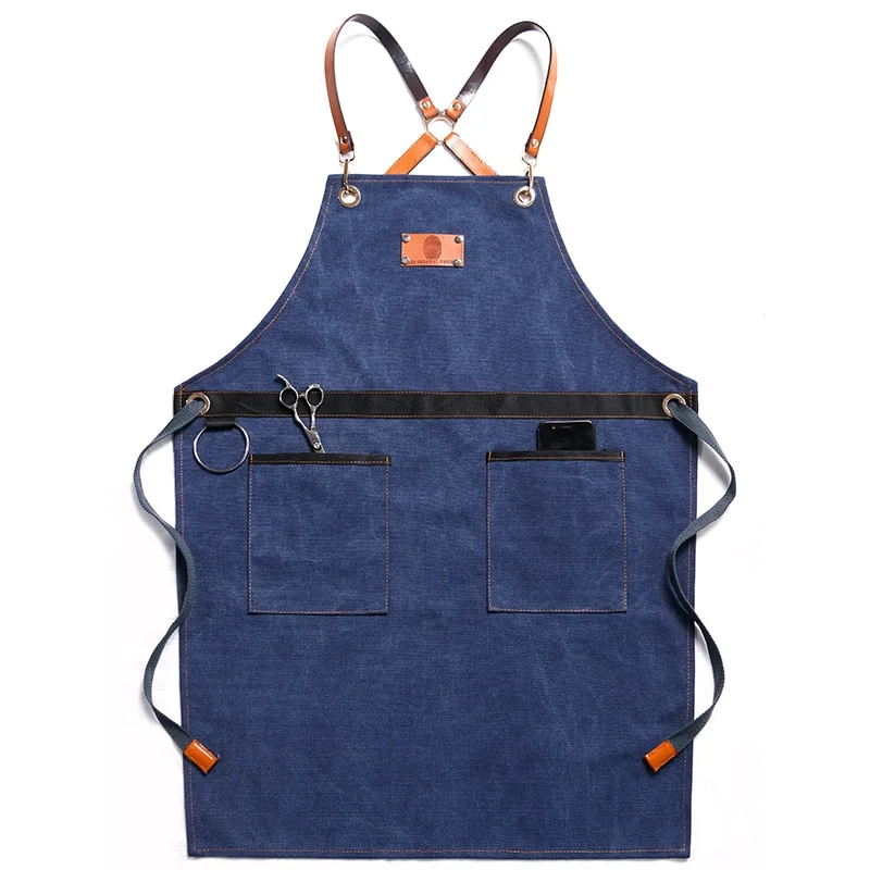 Chef Schürze Kochschürze Kellner Bistroschürze Küchenschürze Grillschürze Latzschürze