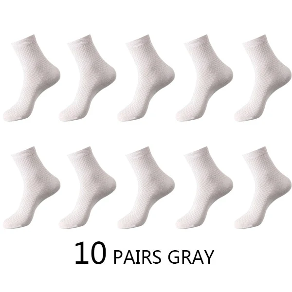 10 Paar Herren Business Socken aus Bambusfaser Atmungsaktives größe 38-45