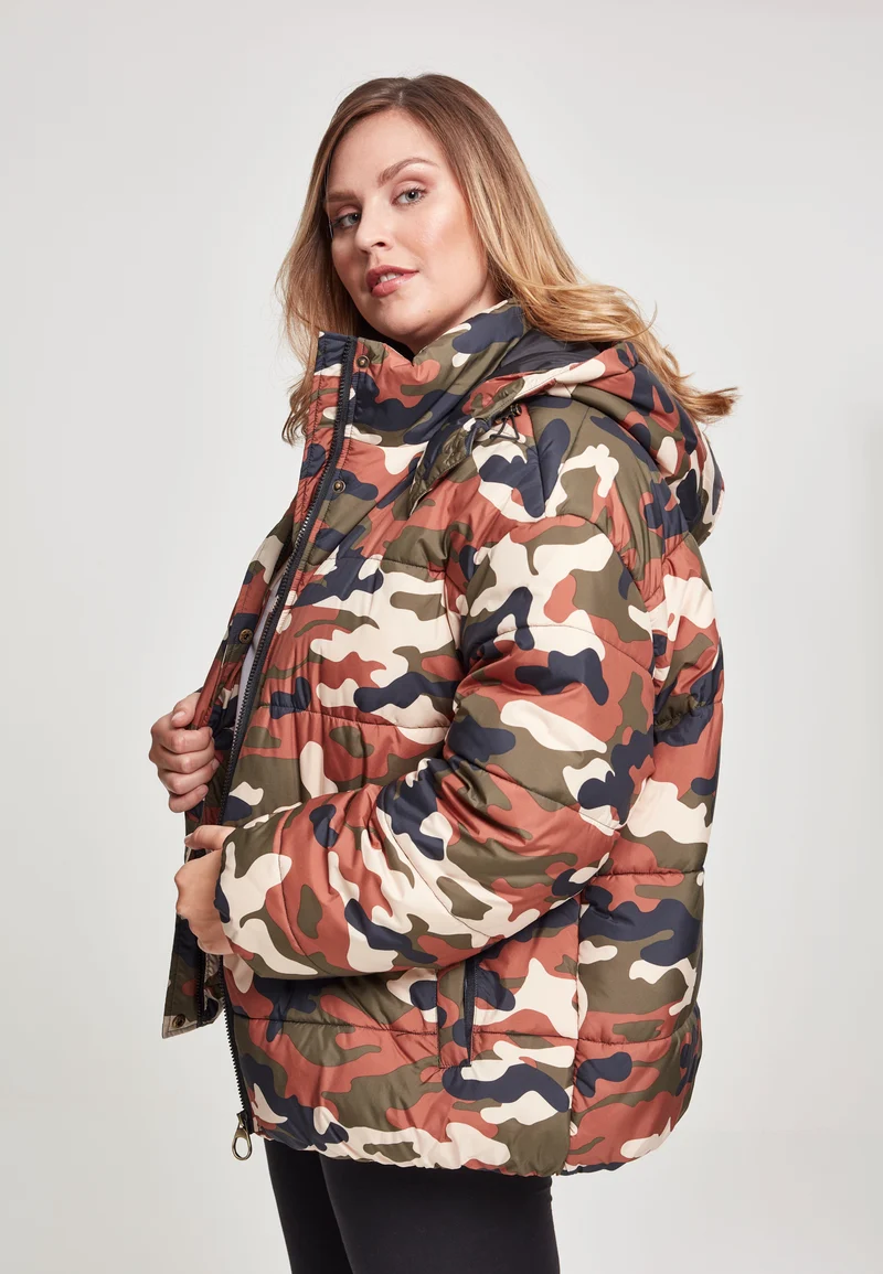 UC Boyfriend Camo Puffer Jacket