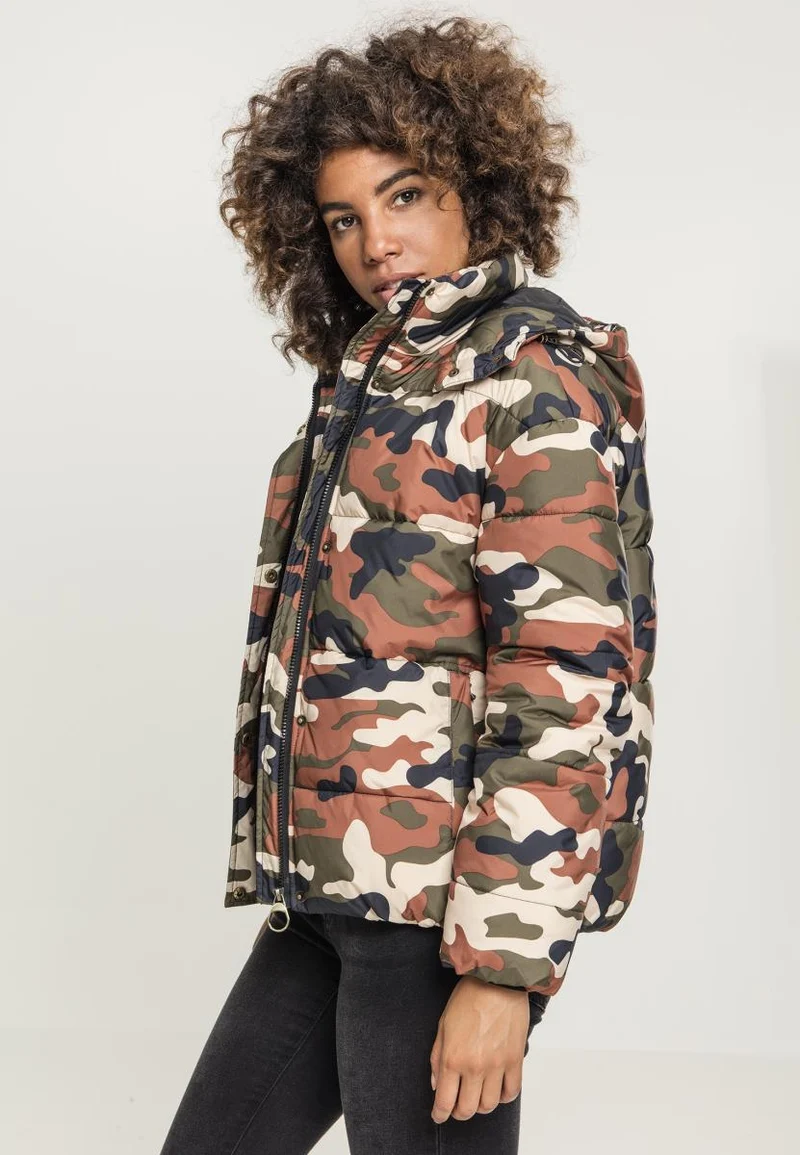 UC Boyfriend Camo Puffer Jacket