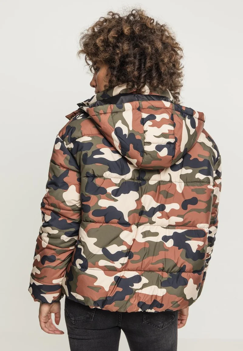 UC Boyfriend Camo Puffer Jacket