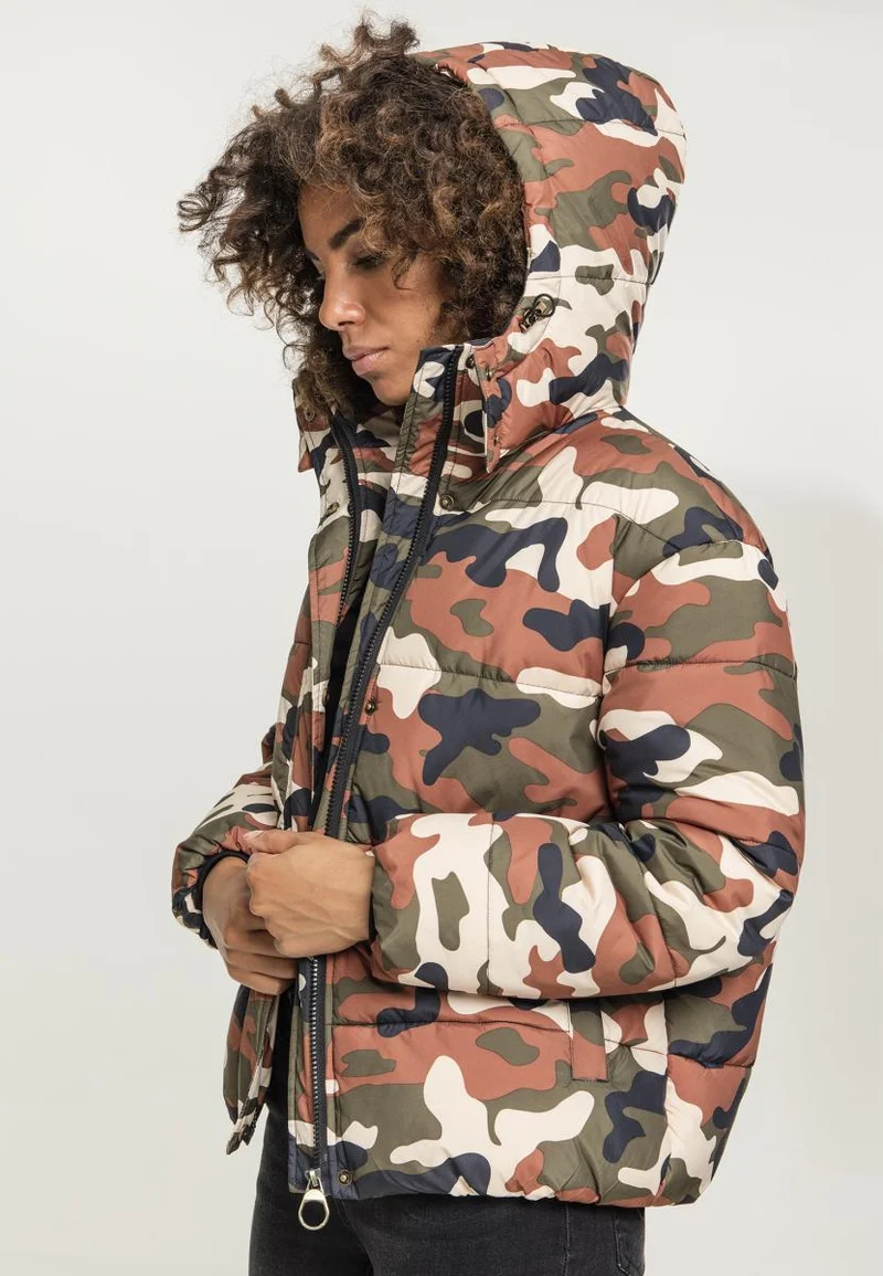 UC Boyfriend Camo Puffer Jacket