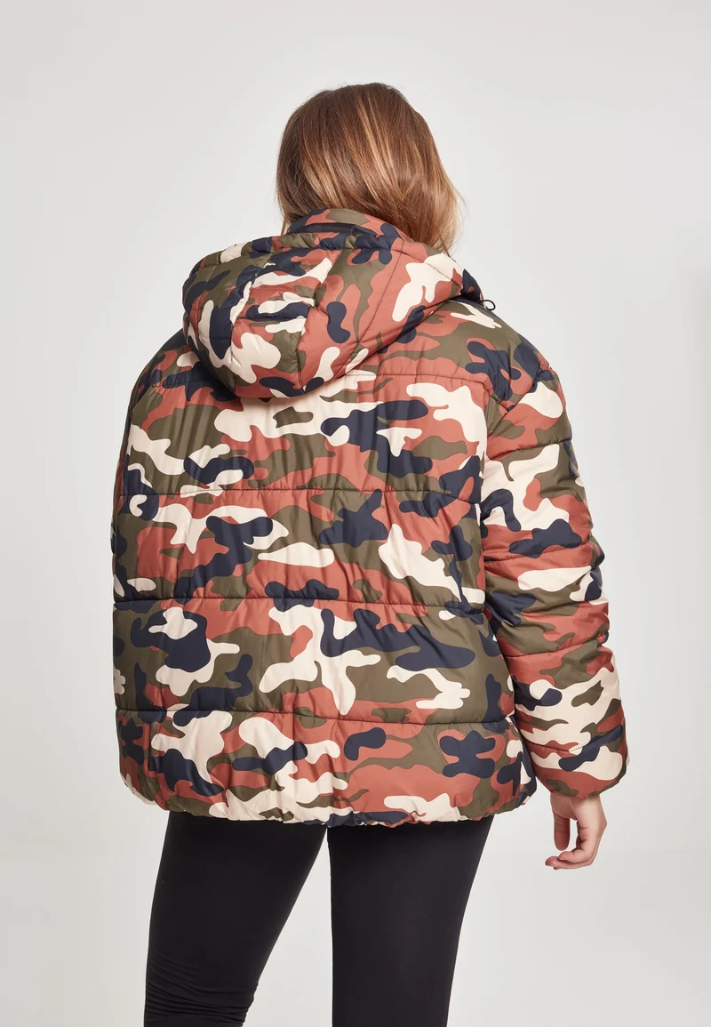 UC Boyfriend Camo Puffer Jacket