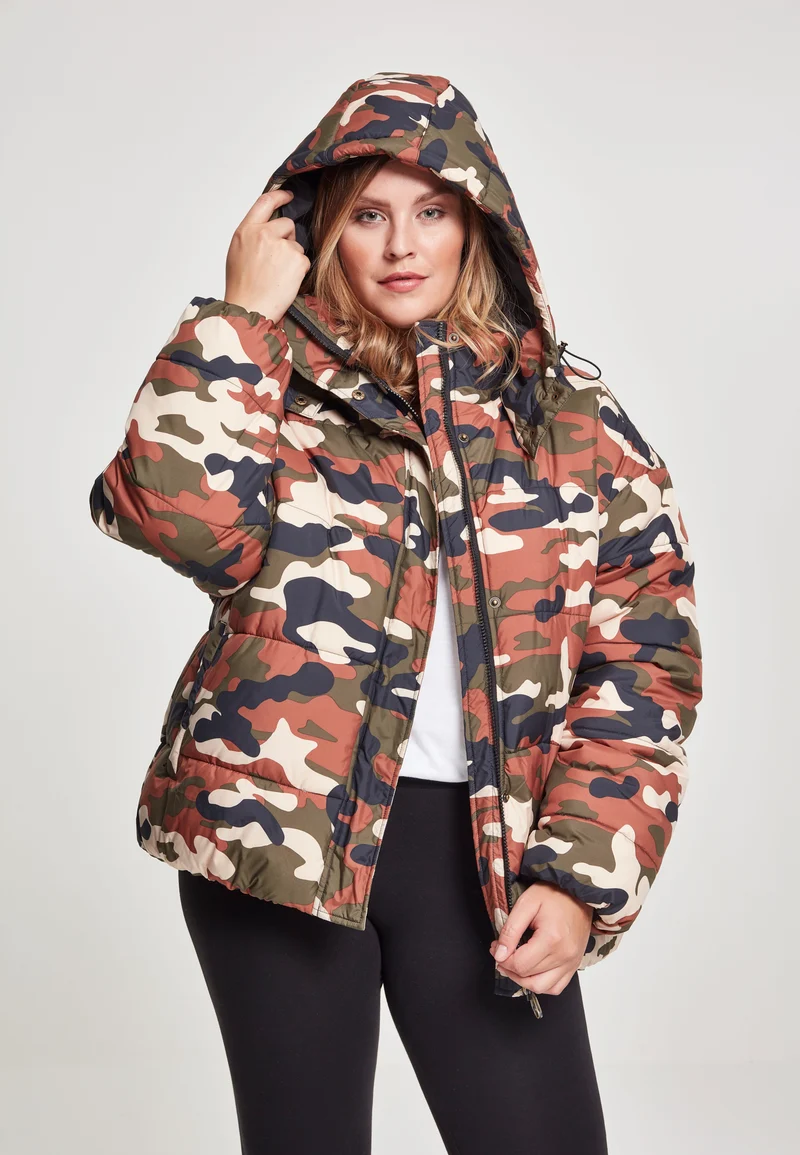 UC Boyfriend Camo Puffer Jacket