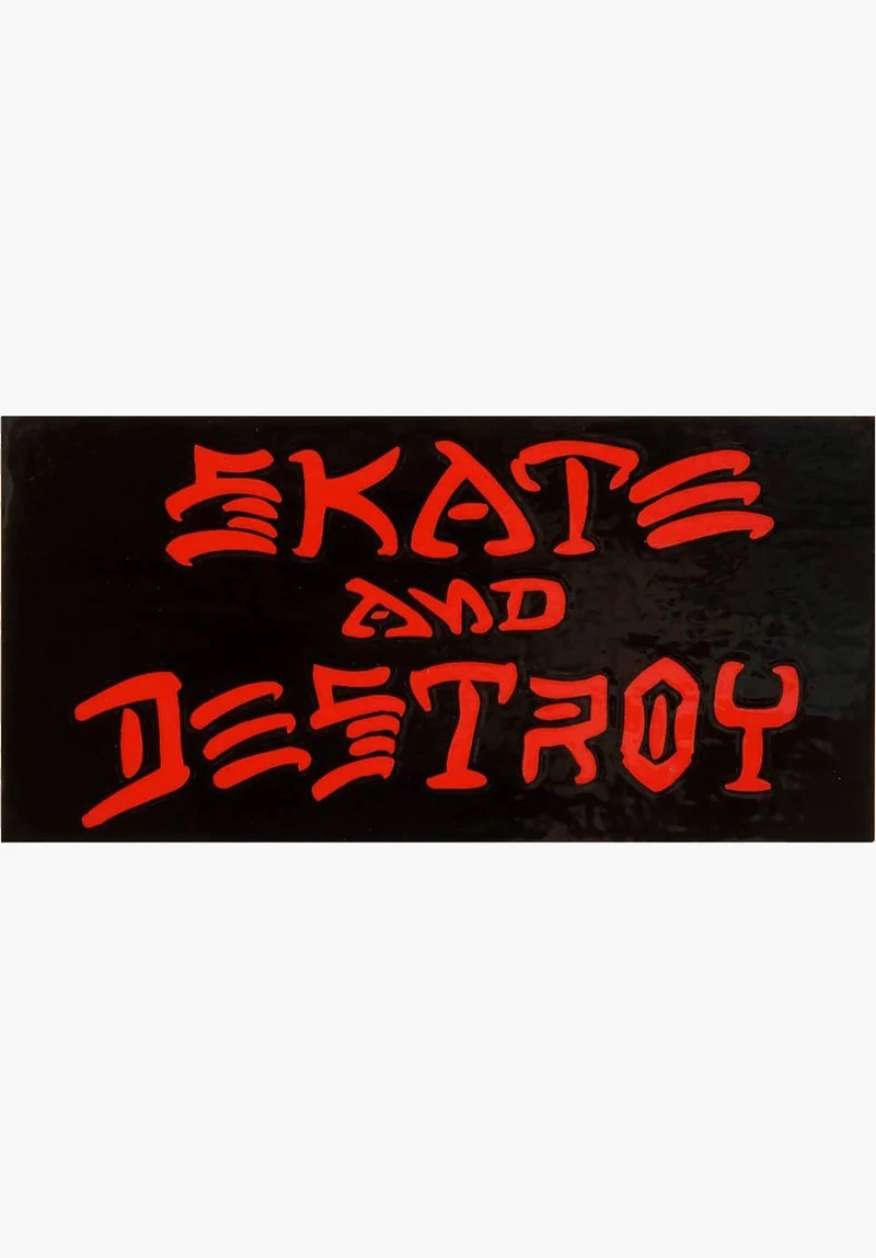 Skate and Destroy Medium Sticker