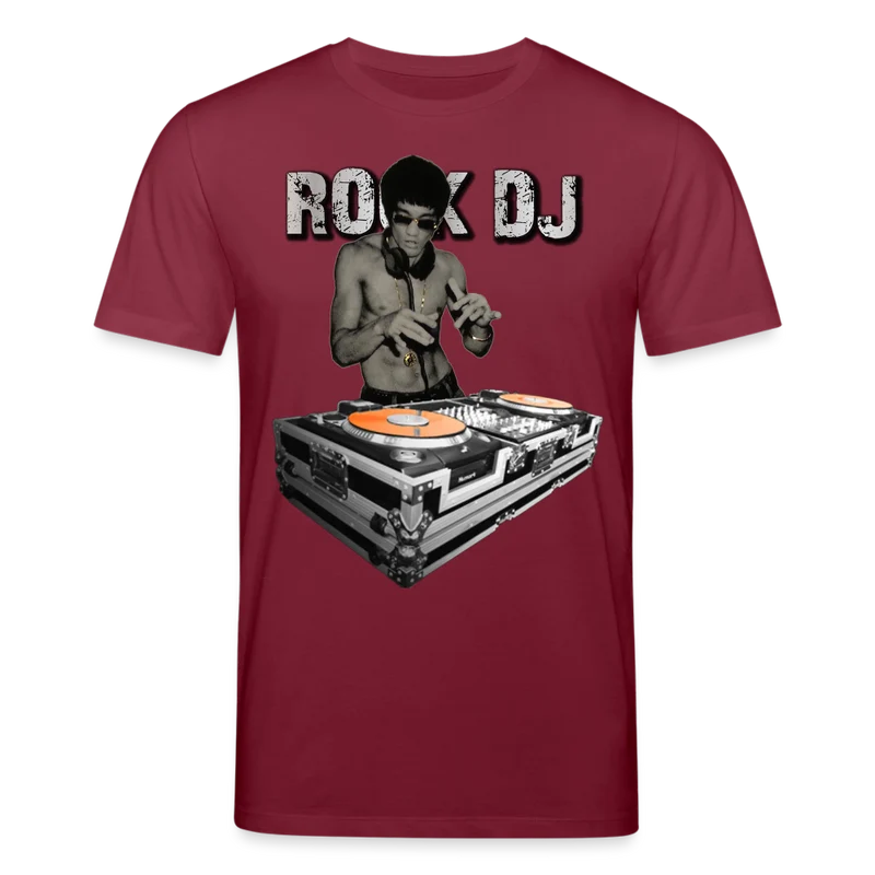 Männer Bio-T-Shirt von Stanley & Stella Bruce Lee Rock DJ