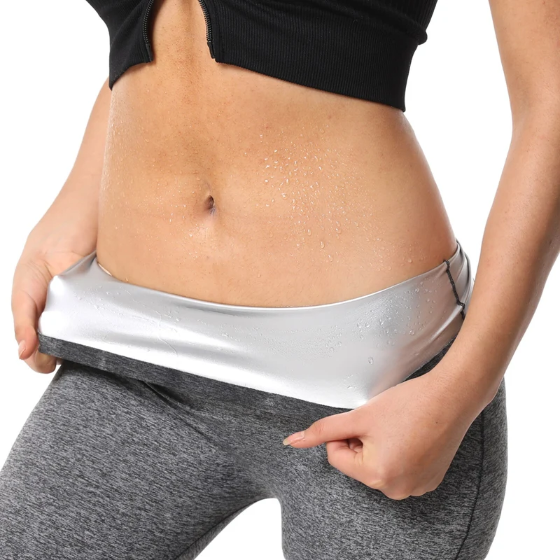 Frauen Sauna Leggings Hosen Körper Shaper Yoga Abnehmen Schweiß Einstellbare