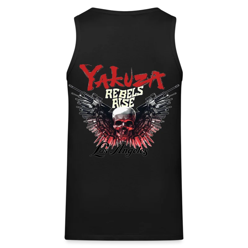 Männer Premium Tanktop T-Shirt Yakuza Muskelshirt Achselshirt