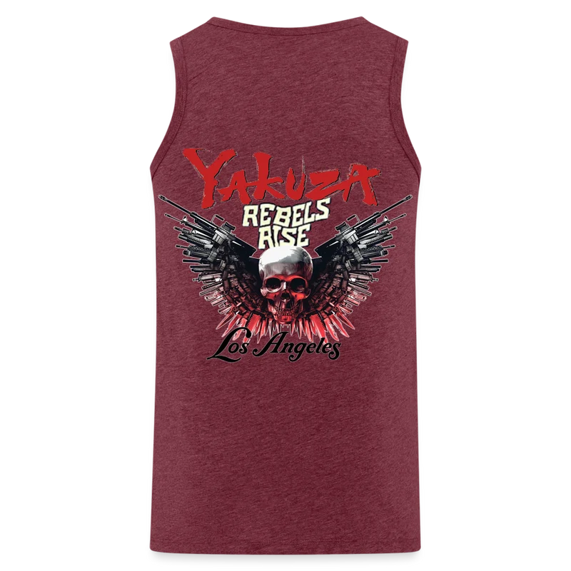 Männer Premium Tanktop T-Shirt Yakuza Muskelshirt Achselshirt