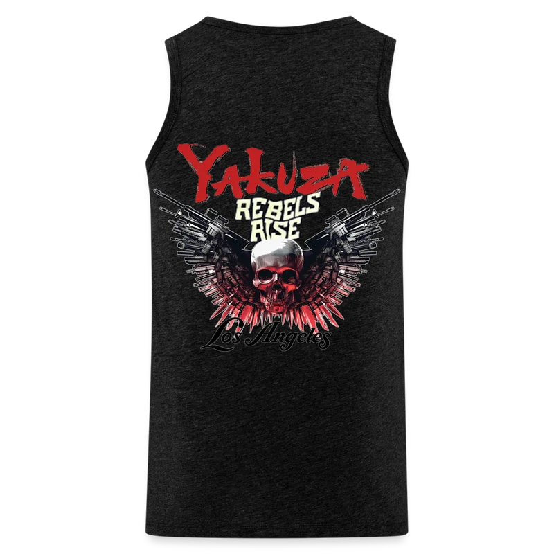 Männer Premium Tanktop T-Shirt Yakuza Muskelshirt Achselshirt