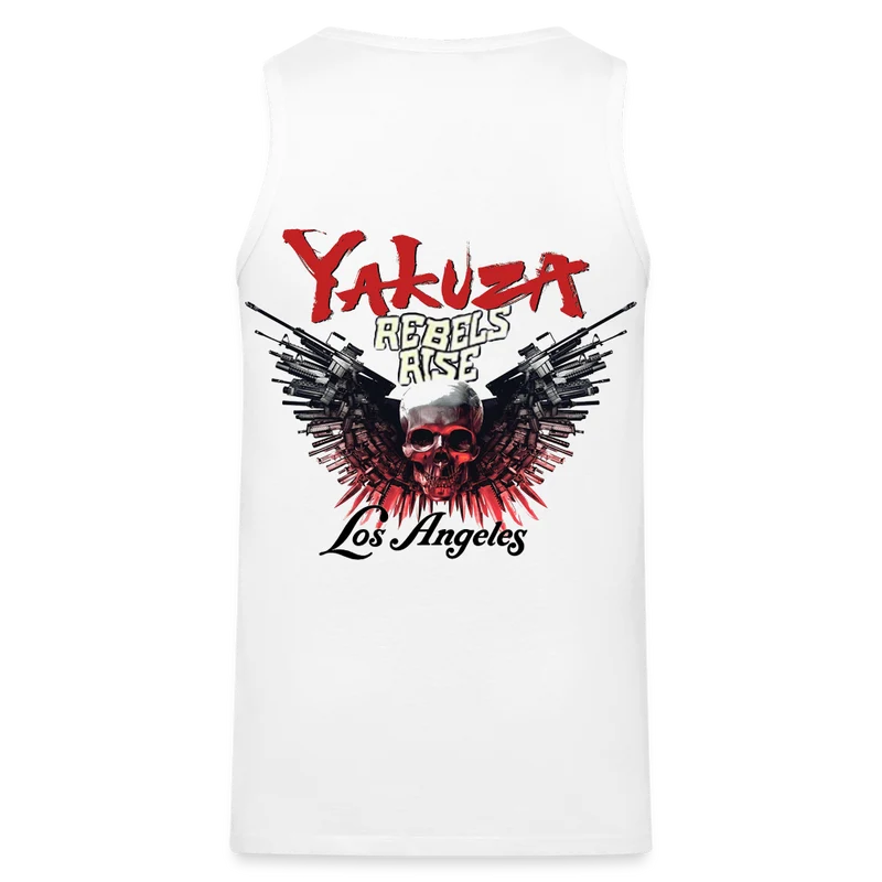 Männer Premium Tanktop T-Shirt Yakuza Muskelshirt Achselshirt
