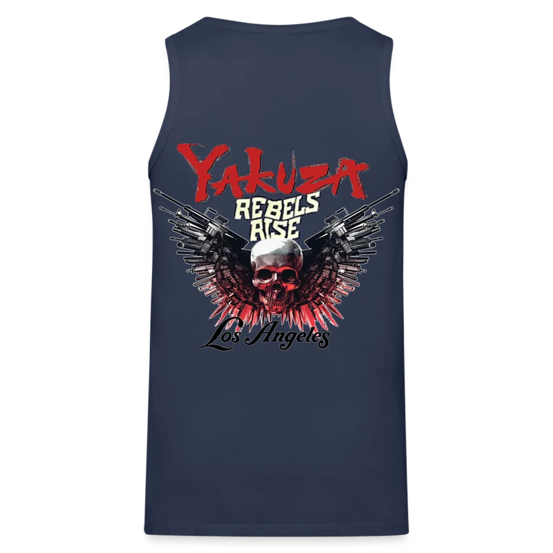 Männer Premium Tanktop T-Shirt Yakuza Muskelshirt Achselshirt