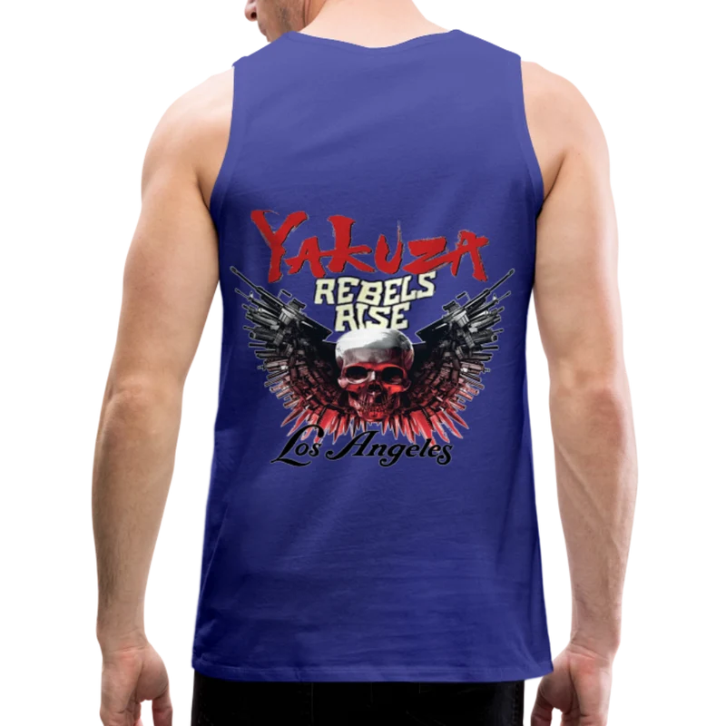 Männer Premium Tanktop T-Shirt Yakuza Muskelshirt Achselshirt
