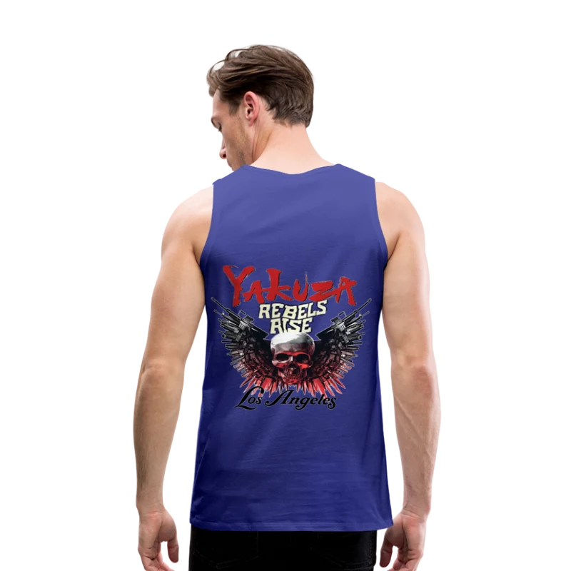 Männer Premium Tanktop T-Shirt Yakuza Muskelshirt Achselshirt