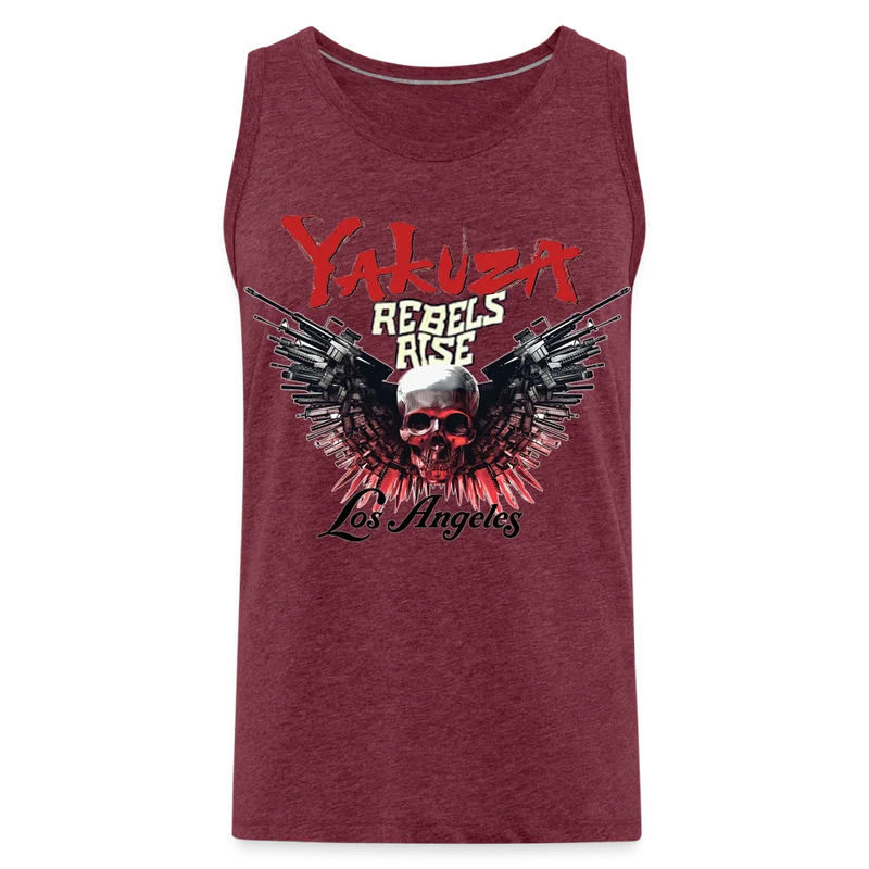 Männer Premium Tanktop T-Shirt Yakuza Muskelshirt Achselshirt
