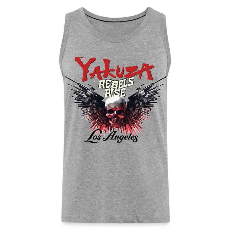 Männer Premium Tanktop T-Shirt Yakuza Muskelshirt Achselshirt