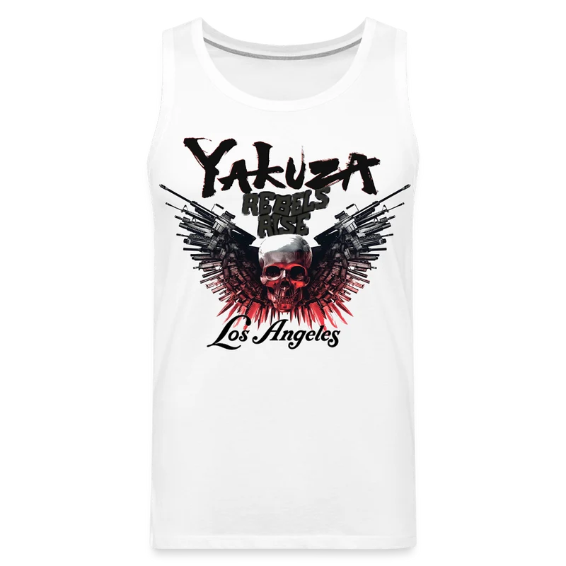 Männer Premium Tanktop T-Shirt Yakuza Muskelshirt Achselshirt