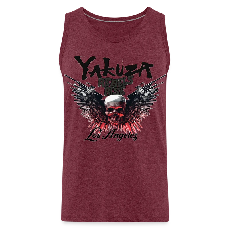 Männer Premium Tanktop T-Shirt Yakuza Muskelshirt Achselshirt