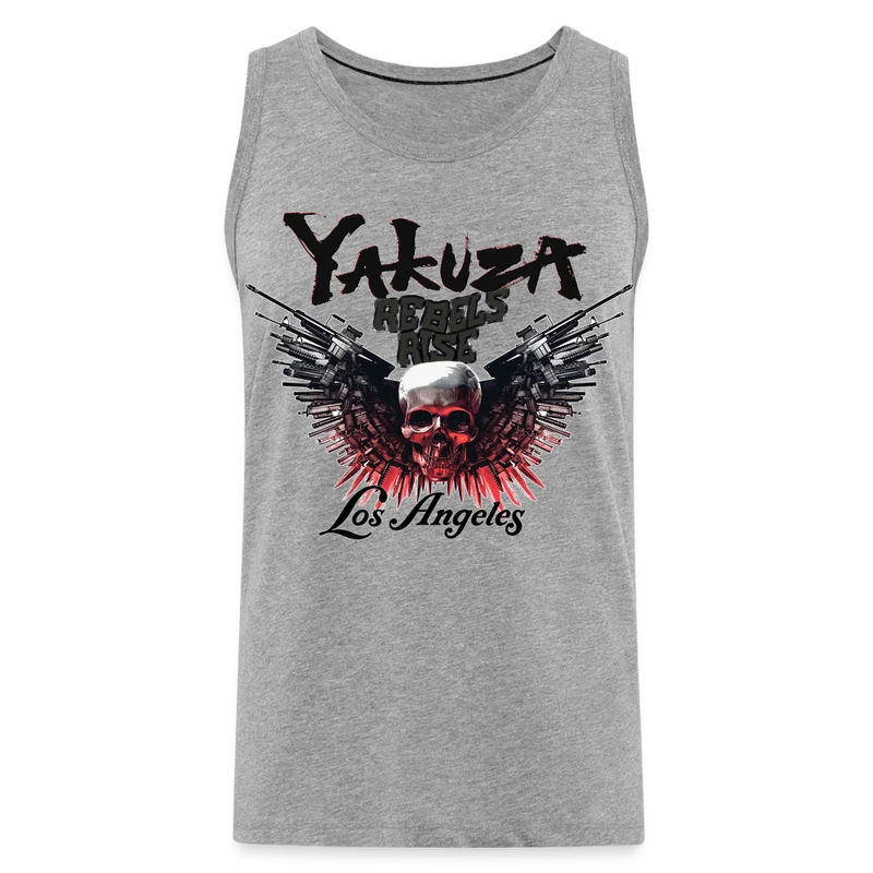 Männer Premium Tanktop T-Shirt Yakuza Muskelshirt Achselshirt