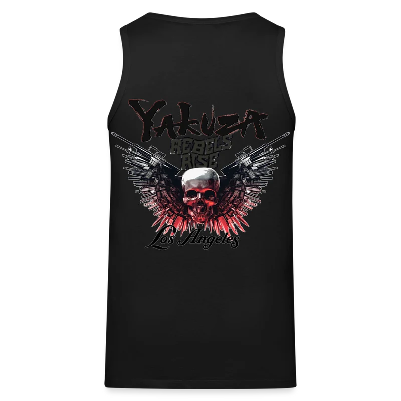 Männer Premium Tanktop T-Shirt Yakuza Muskelshirt Achselshirt