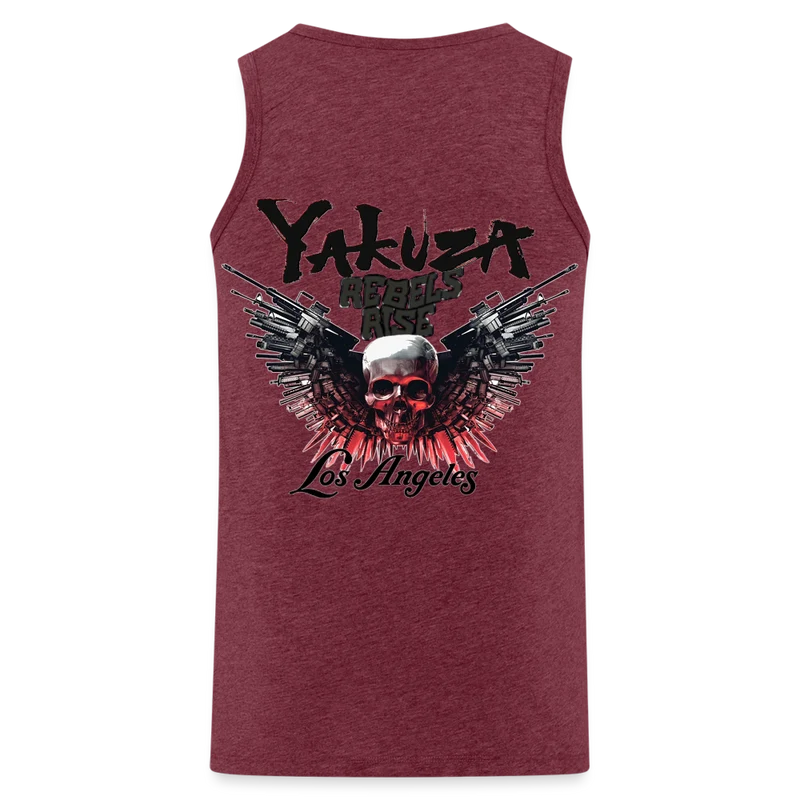 Männer Premium Tanktop T-Shirt Yakuza Muskelshirt Achselshirt