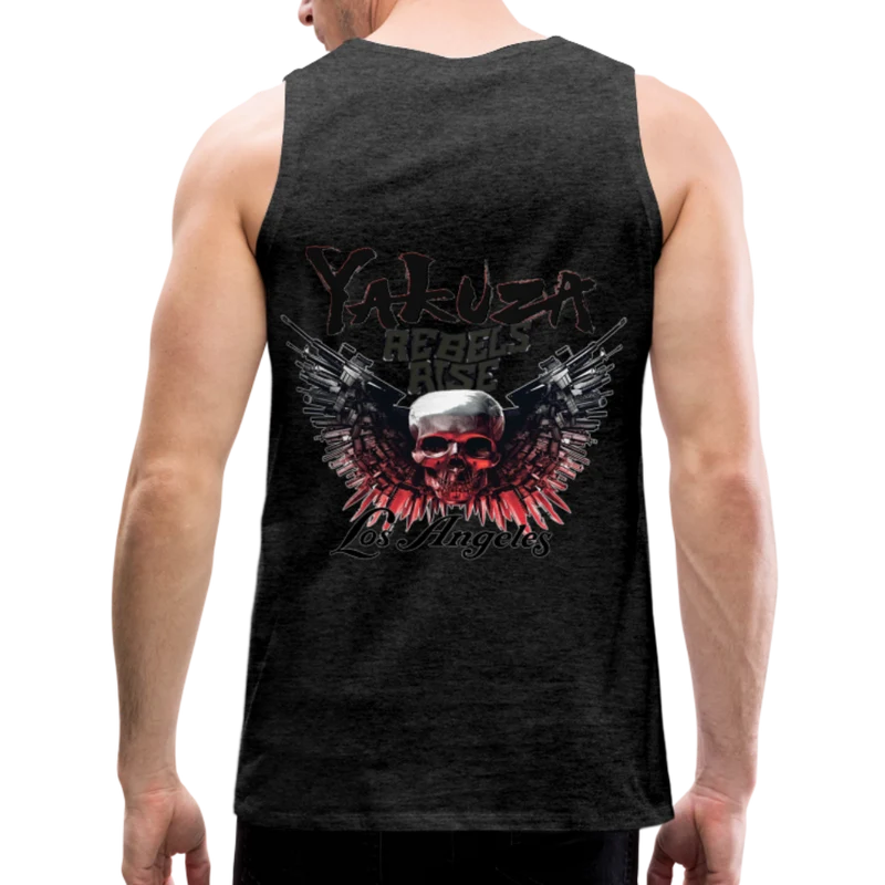 Männer Premium Tanktop T-Shirt Yakuza Muskelshirt Achselshirt