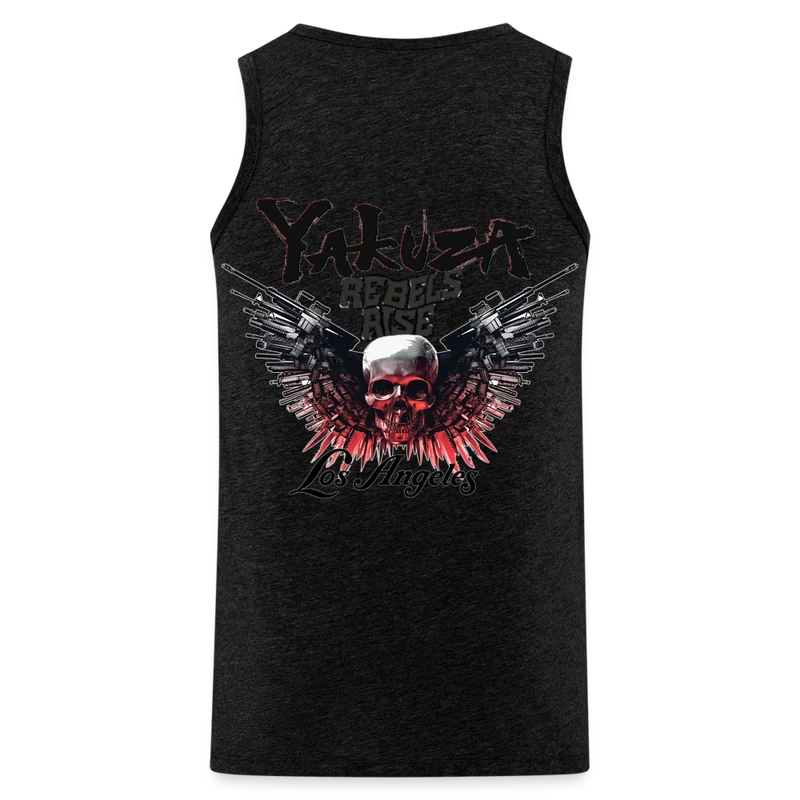 Männer Premium Tanktop T-Shirt Yakuza Muskelshirt Achselshirt