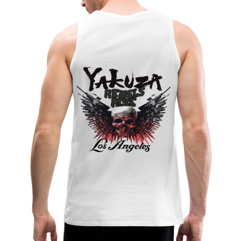 Männer Premium Tanktop T-Shirt Yakuza Muskelshirt Achselshirt