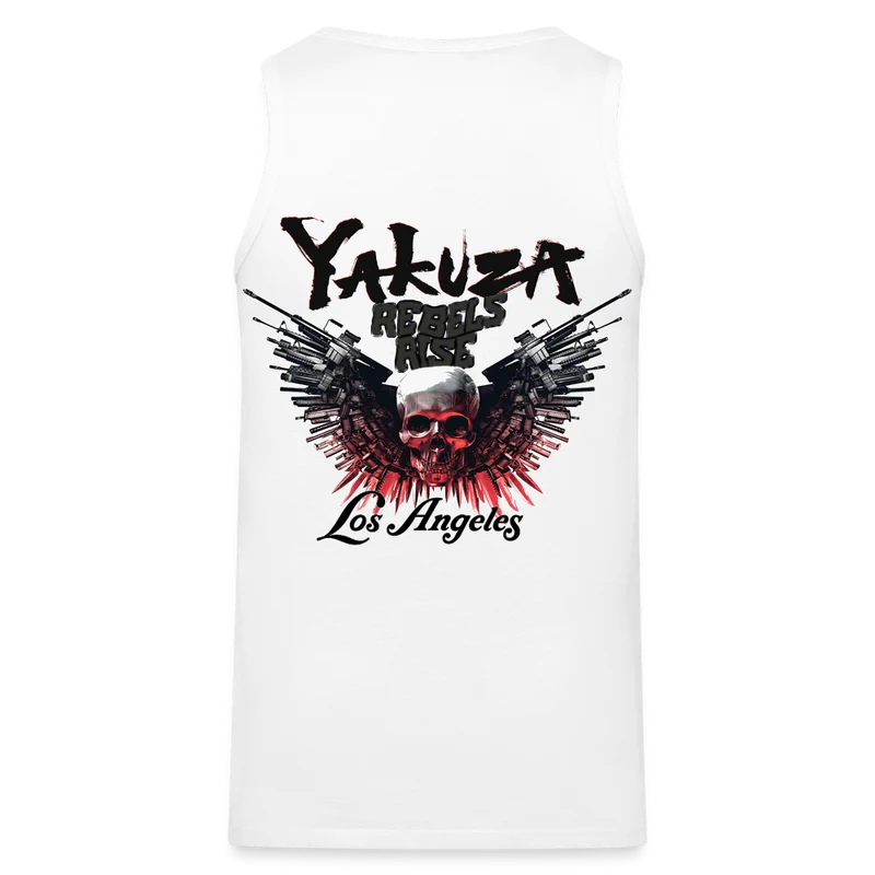 Männer Premium Tanktop T-Shirt Yakuza Muskelshirt Achselshirt
