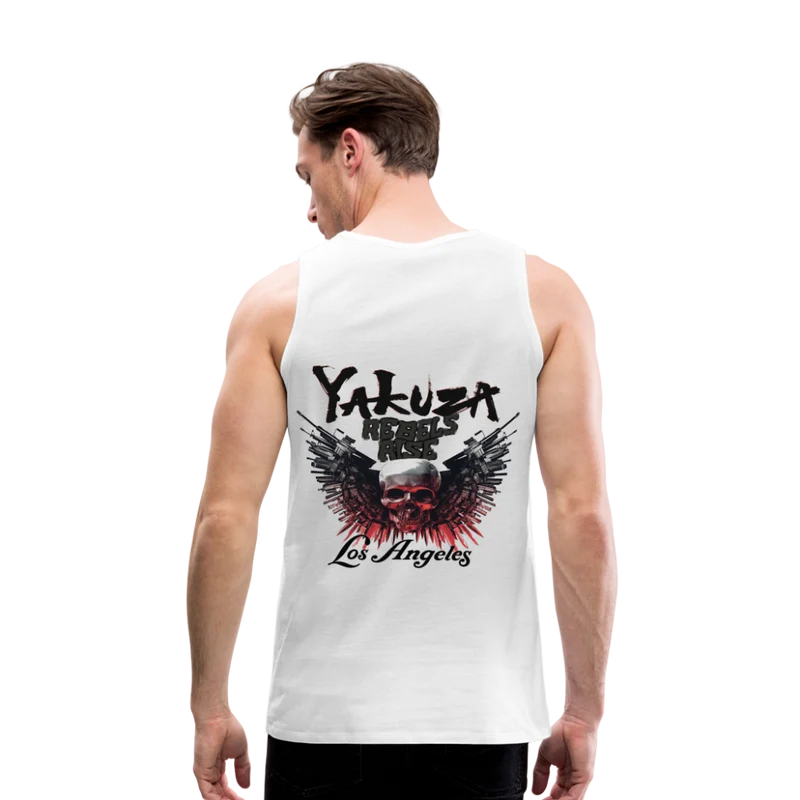 Männer Premium Tanktop T-Shirt Yakuza Muskelshirt Achselshirt