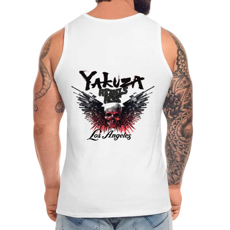 Männer Premium Tanktop T-Shirt Yakuza Muskelshirt Achselshirt