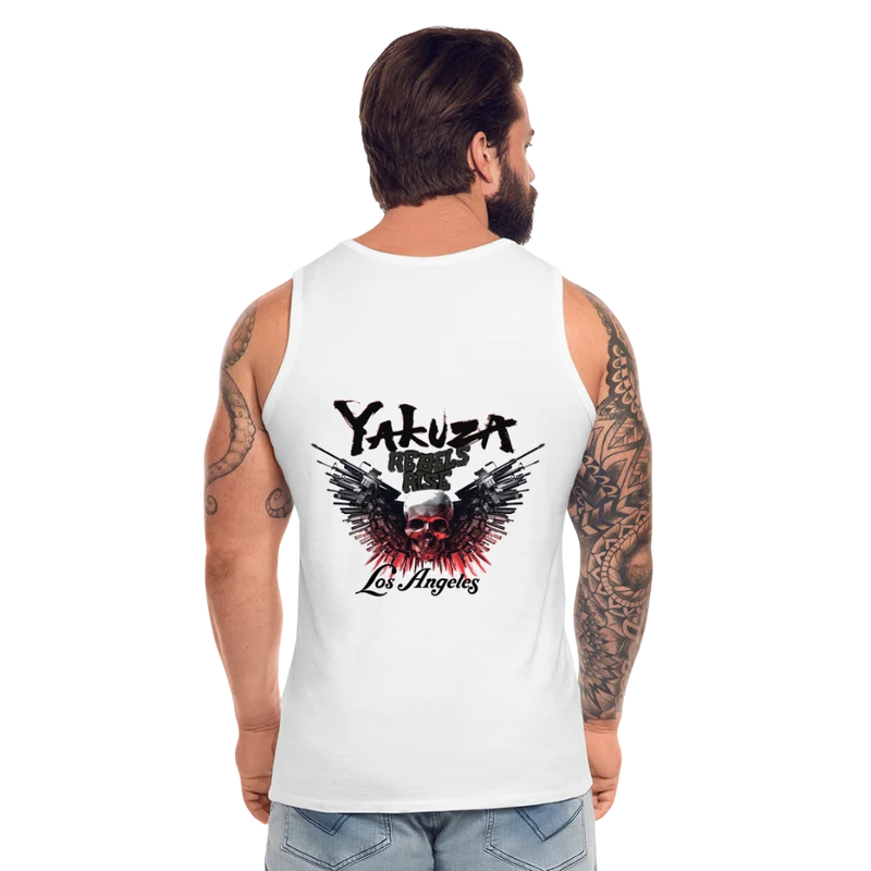 Männer Premium Tanktop T-Shirt Yakuza Muskelshirt Achselshirt