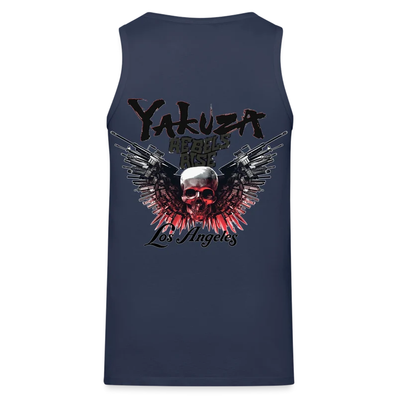 Männer Premium Tanktop T-Shirt Yakuza Muskelshirt Achselshirt