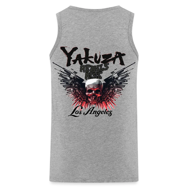 Männer Premium Tanktop T-Shirt Yakuza Muskelshirt Achselshirt