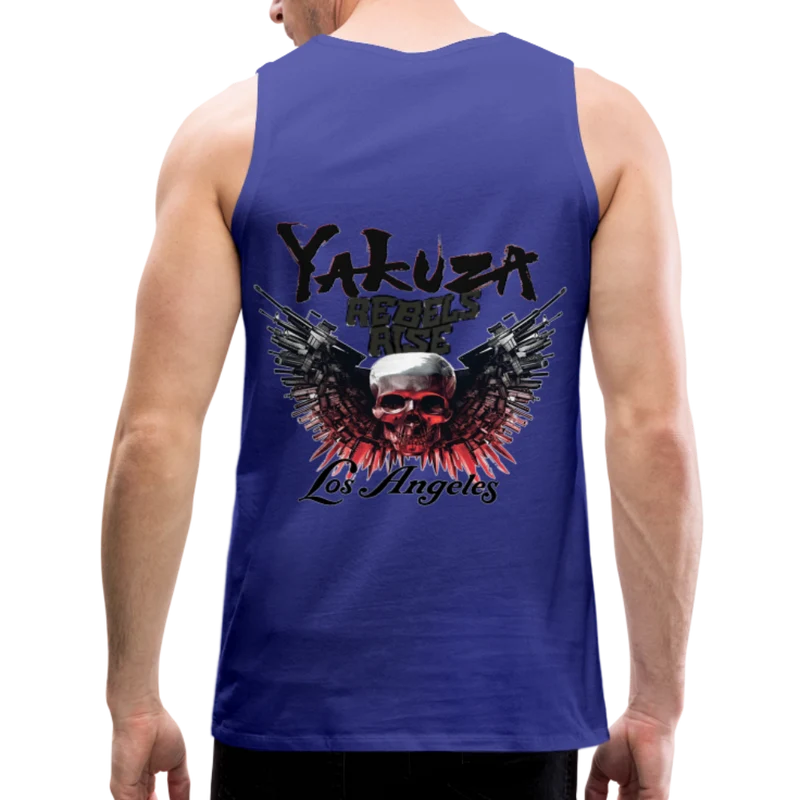 Männer Premium Tanktop T-Shirt Yakuza Muskelshirt Achselshirt