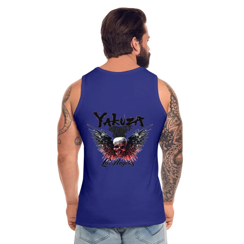 Männer Premium Tanktop T-Shirt Yakuza Muskelshirt Achselshirt