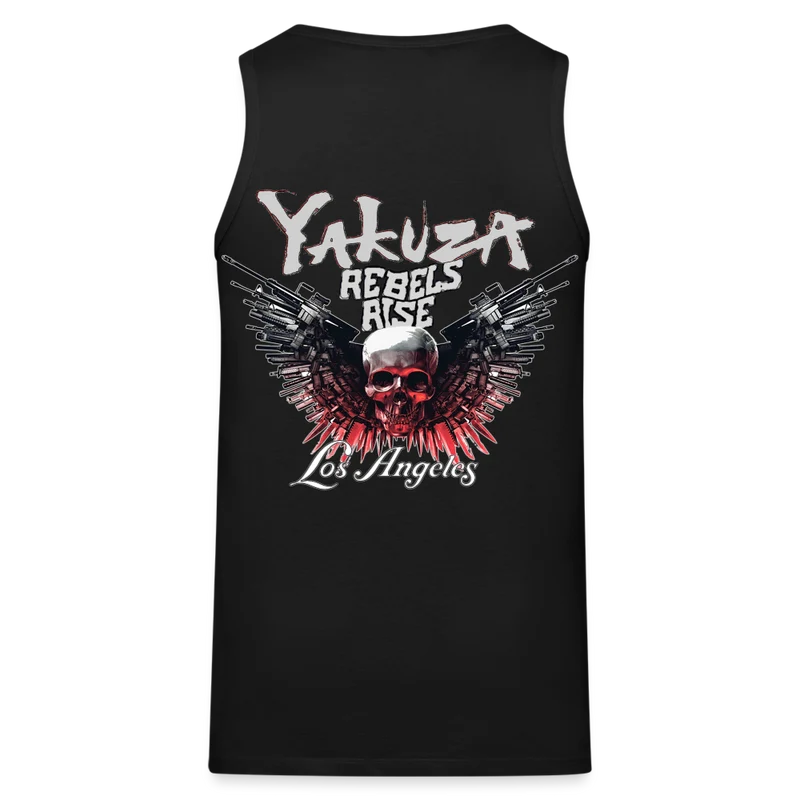 Männer Premium Tanktop T-Shirt Yakuza Muskelshirt Achselshirt