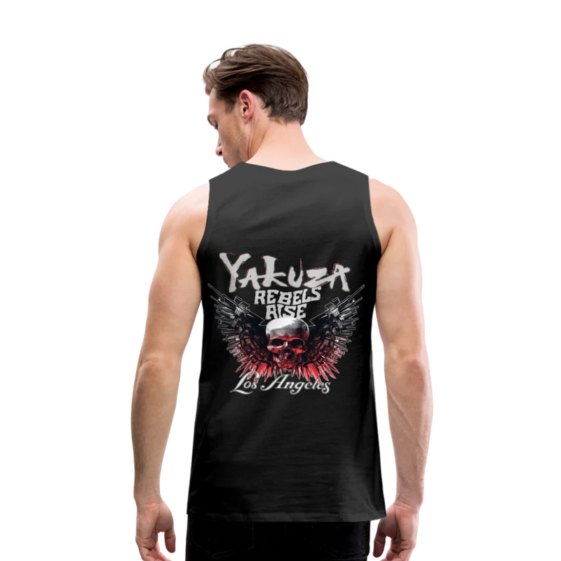 Männer Premium Tanktop T-Shirt Yakuza Muskelshirt Achselshirt
