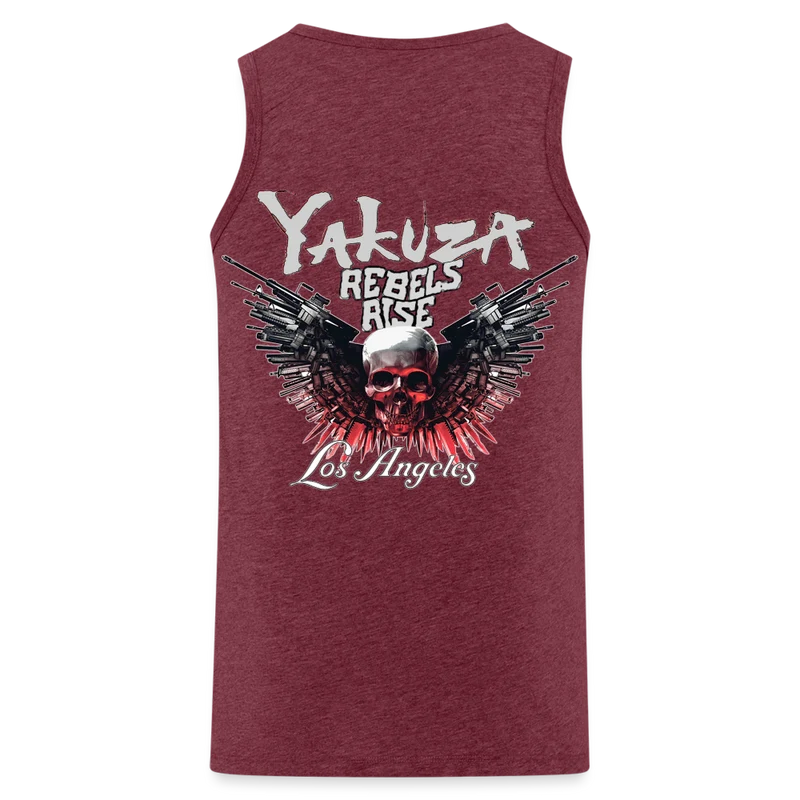 Männer Premium Tanktop T-Shirt Yakuza Muskelshirt Achselshirt